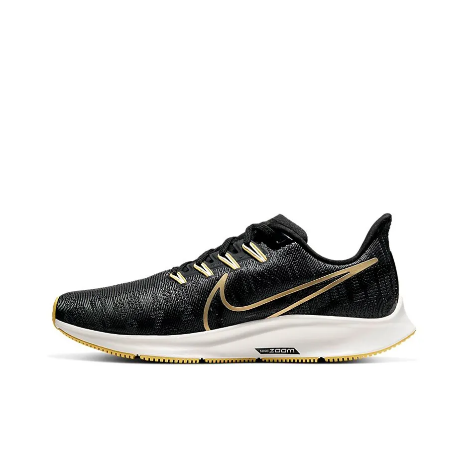 Nike Air Zoom Pegasus 36 Premium 'Black Metallic Gold' Women's