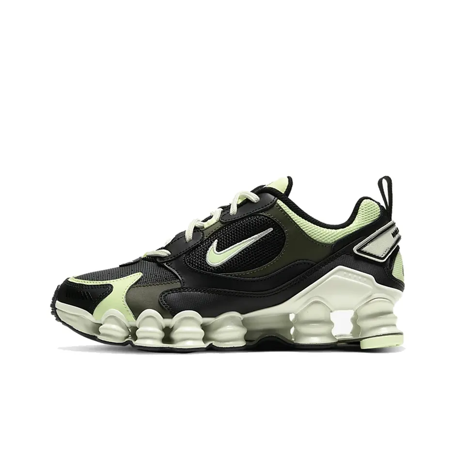 Nike Shox TL Series Running Shoes Women's Low Top Black White