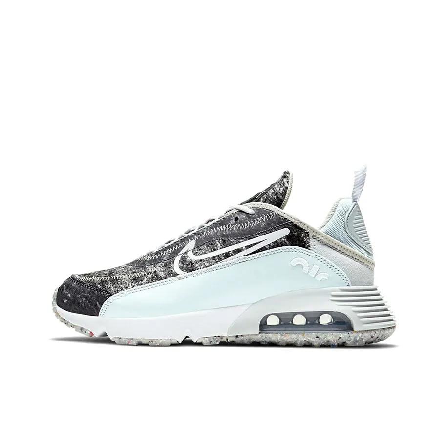 Nike Air Max 2090 Low Топ Повседневные Беговые Кроссовки Женские Черный Белый Синий