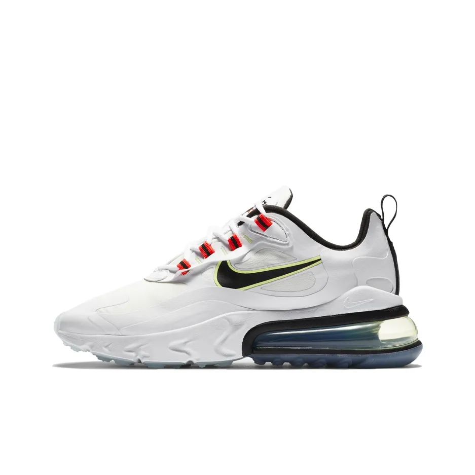 Nike Air Max 270 Low Топ Air Cushion Повседневные Беговые Кроссовки Женские Белые Черные Красные