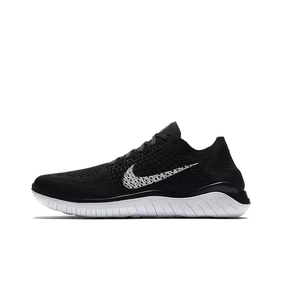 Nike Free Rn Flyknit 2018 Black White
