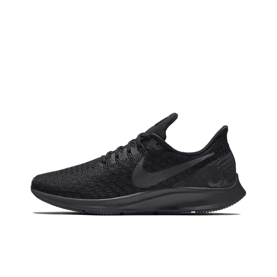 Nike Air Zoom Pegasus 35 Non Slip Легкий Низкий Топ Повседневные Беговые Кроссовки Женские Черные
