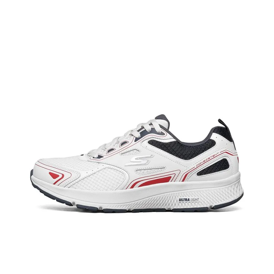 Skechers Go Run Consistent White/Black/Red