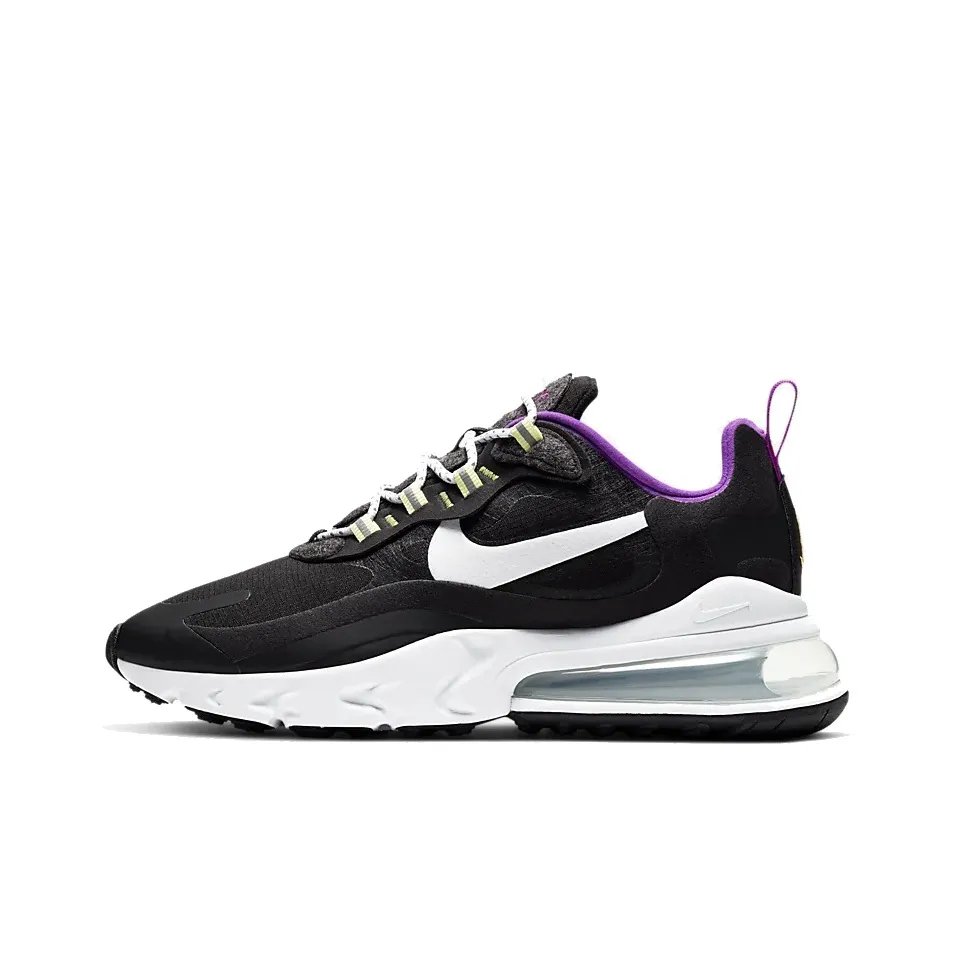 Nike Air Max 270 React Se 'Black White Vivid Purple' Women's
