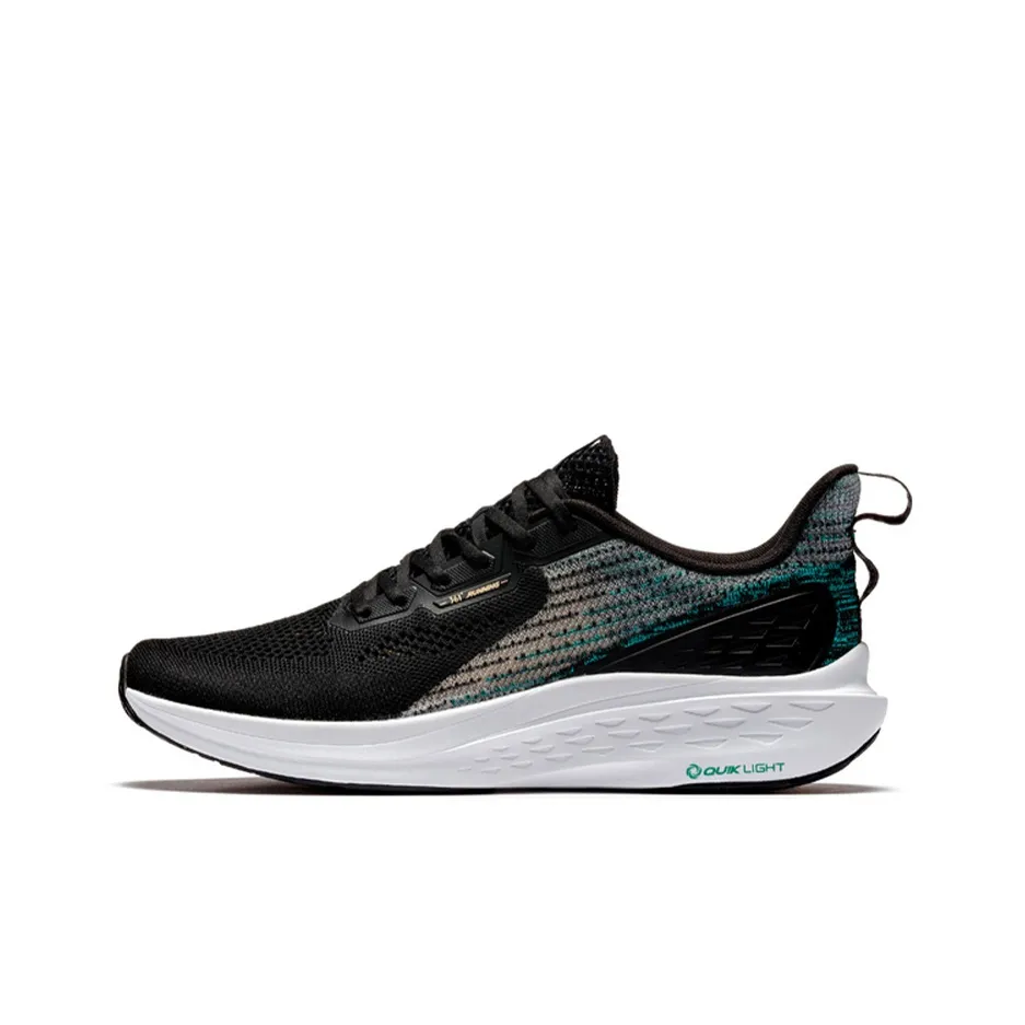 361° FlyFish 1 Anti Slip Wear Resistant Low Top Running Shoes Men's Black
