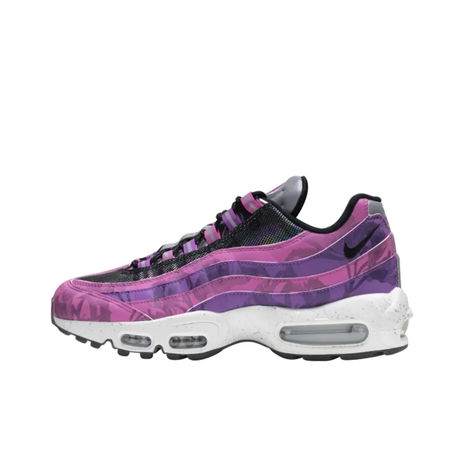 Nike Air Max 95 Low Топ Беговые кроссовки Унисекс Баухиния
