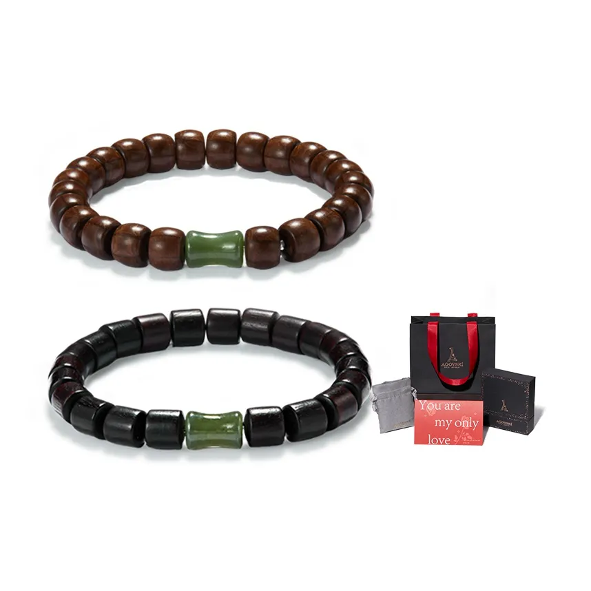 AGOVSKI Деревянные браслеты унисекс