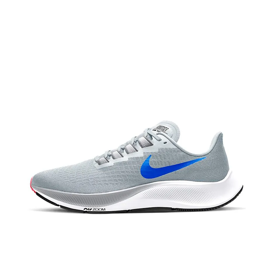 Nike Pegasus 37 Low Топ Воздух Zoom Повседневный Беговые кроссовки Мужской Серый красный синий