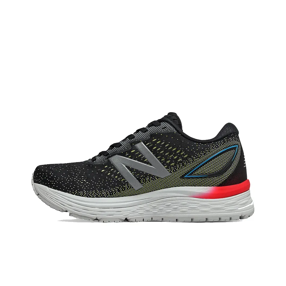 New Balance 880 Series Non slip Lightweight Low Top Running Shoes Men's Black 2E Width