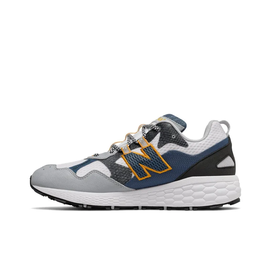 New Balance NB Fresh Foam Crag V2 Running Shoes Men Low-Top Gray Blue
