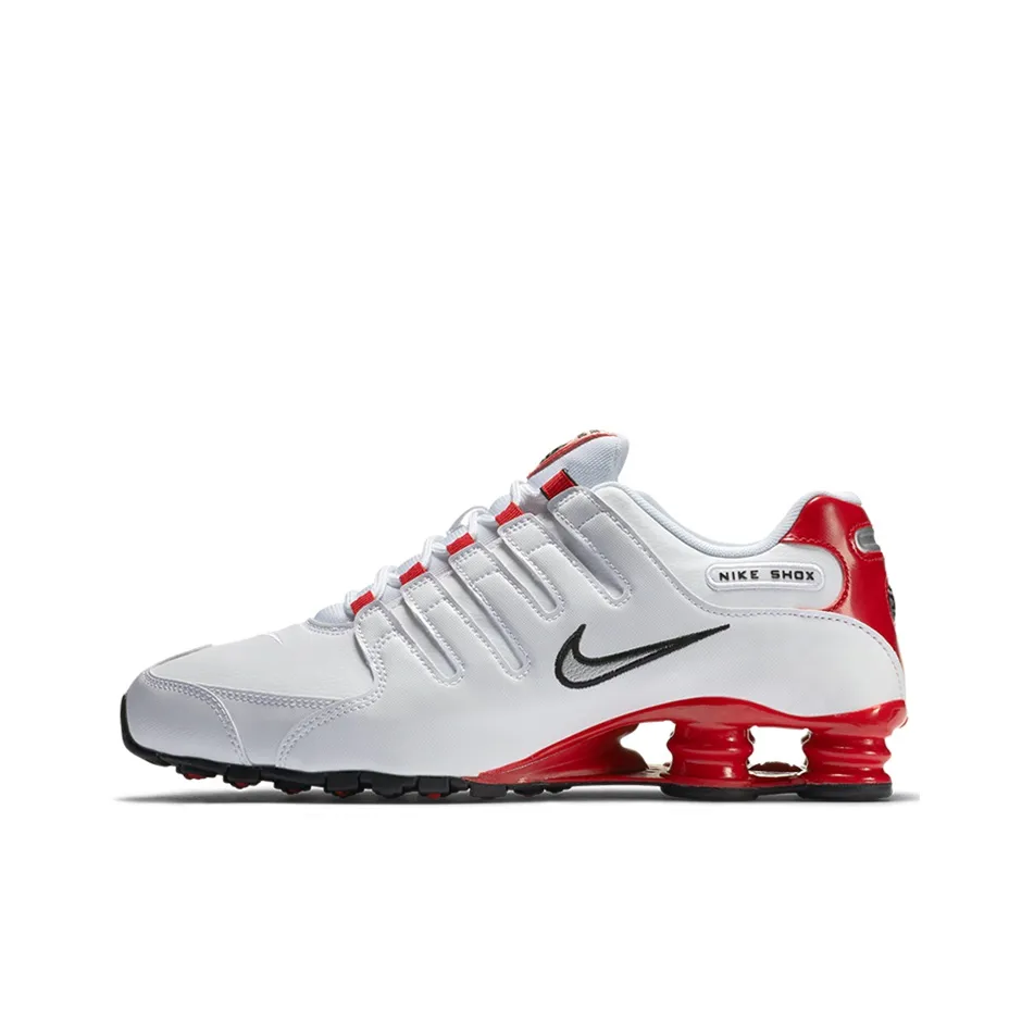 Nike Shox Nz White University Red