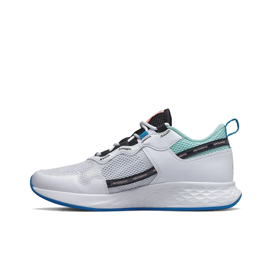 New Balance совместный бренд Устойчивые к истиранию Низкие Беговые кроссовки Мужские Белые