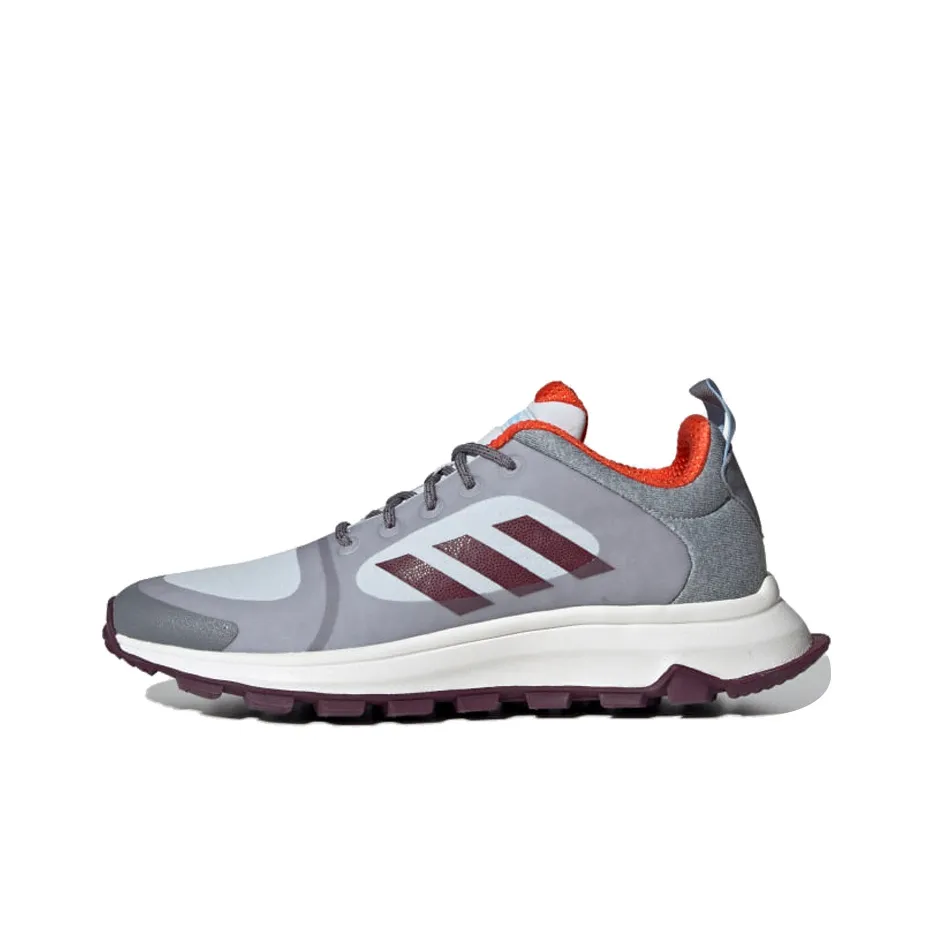 Adidas Response Trail X Low Топ Беговые кроссовки Женские Серый Фиолетовый