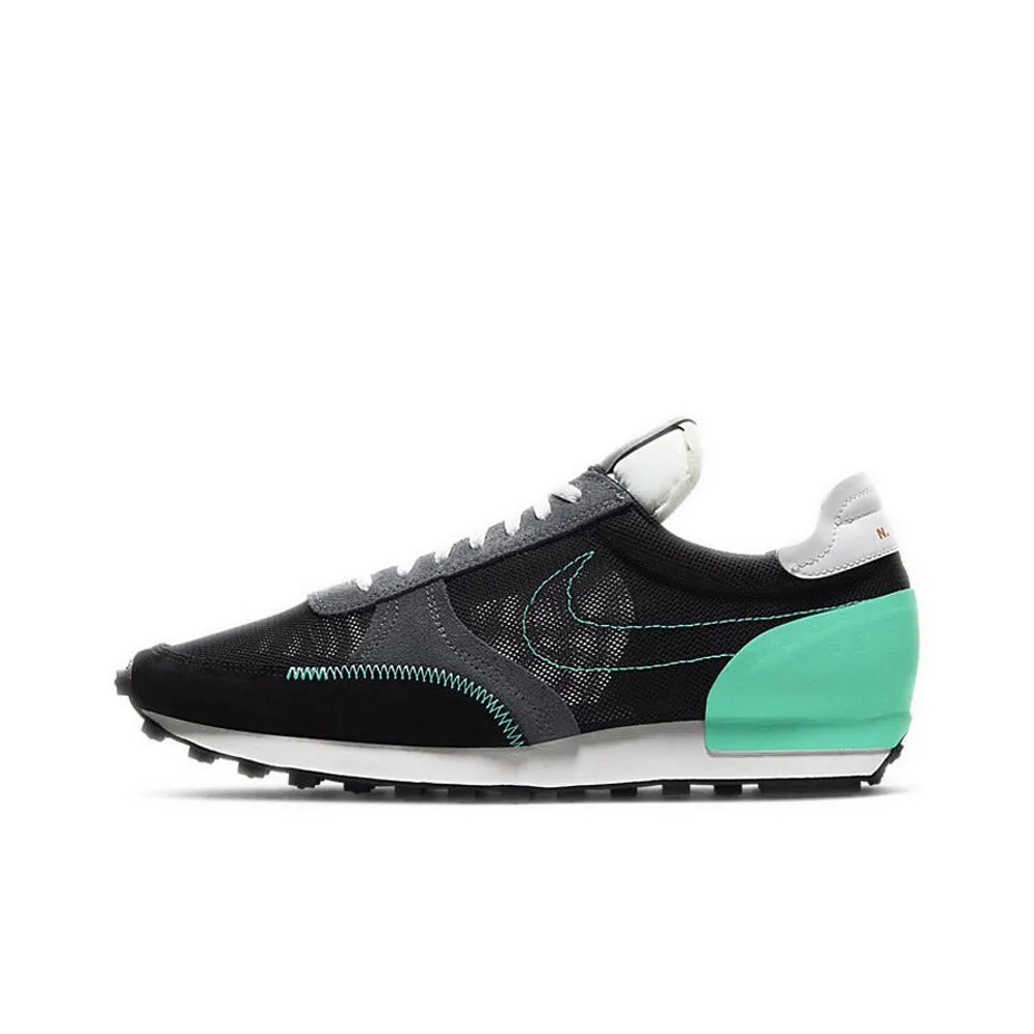 Nike Daybreak Type амортизирующие беговые кроссовки с низким верхом устойчивые к истиранию мужские черно-зеленые