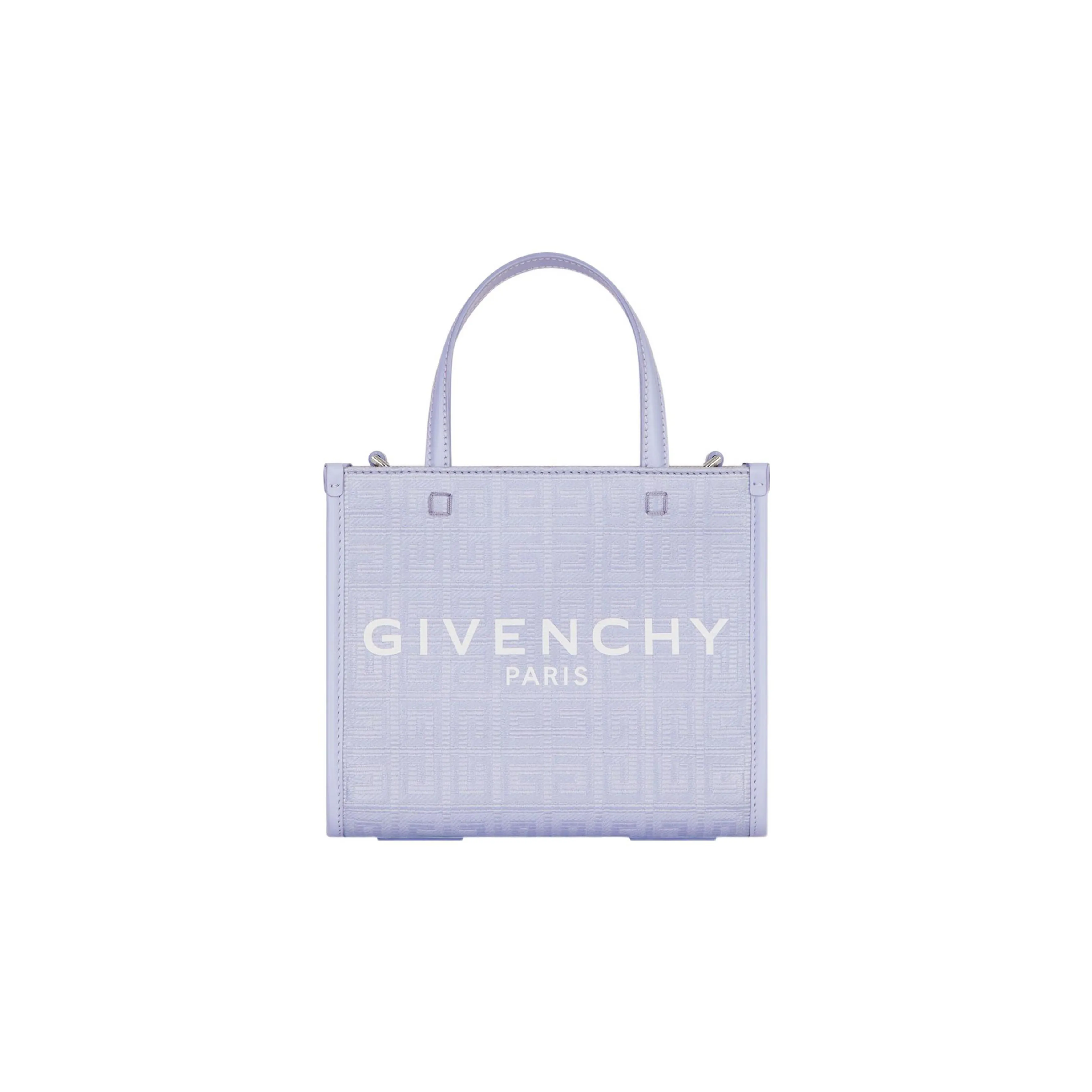 GIVENCHY Coated Canvas Tote Bag Shopping Bag Shoulder Bag Crossbody Bag Handbag Mini Women's Light Purple