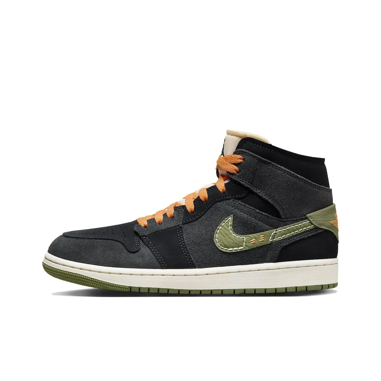 Jordan 1 Mid Se Craft Anthracite Light Olive