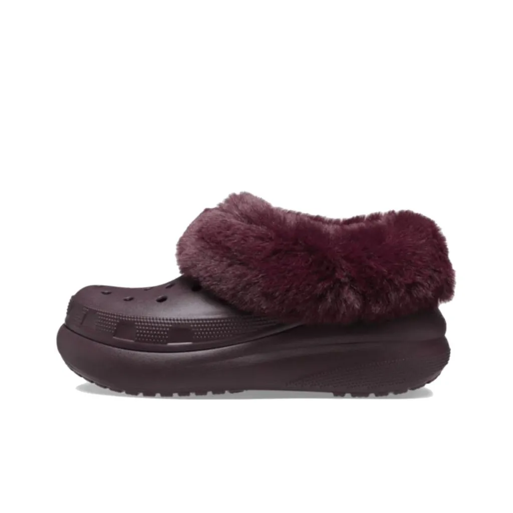 Crocs Furever Повседневный Низкий Топ Темно-фиолетовый Унисекс