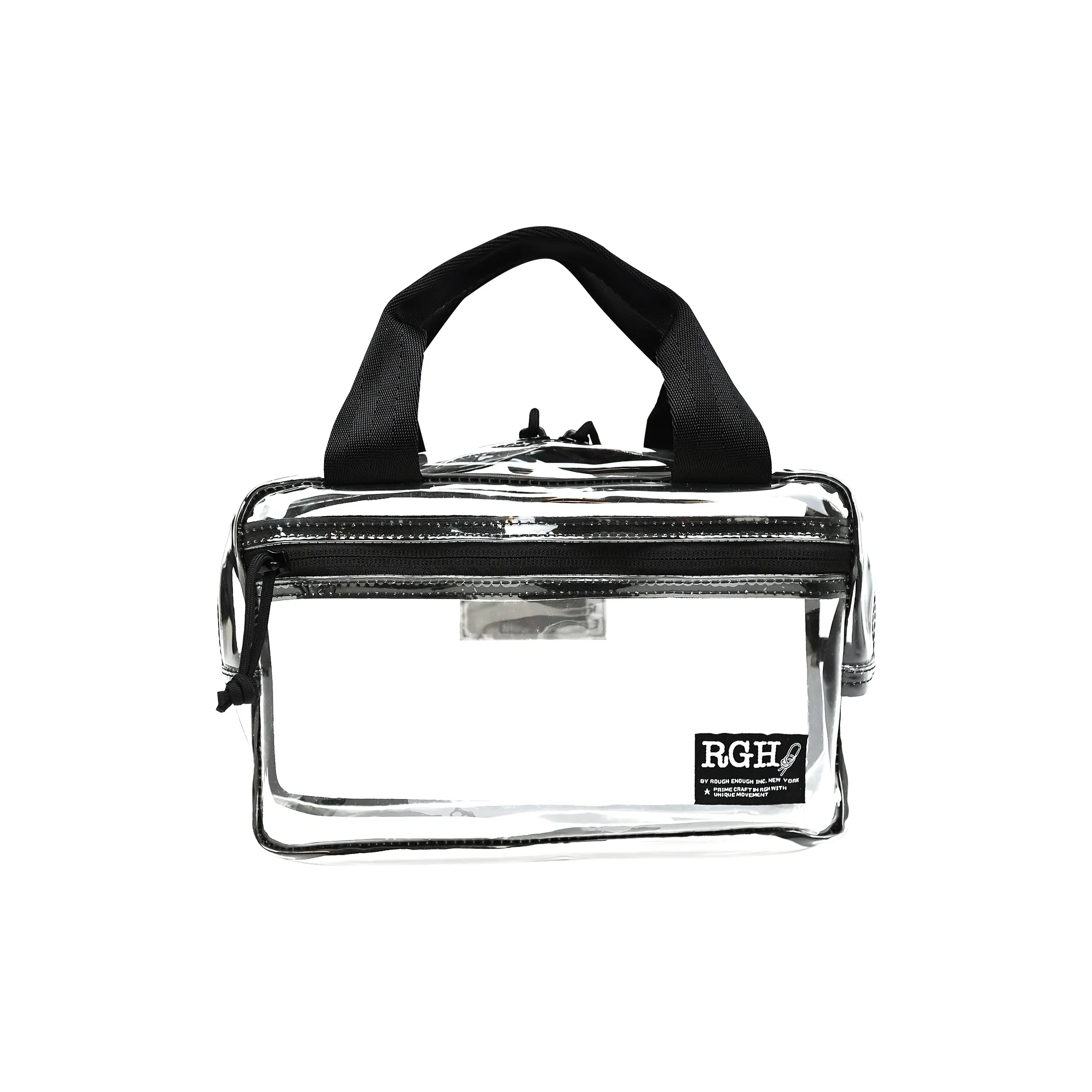 Rough Enough PVC Storage Bag, Toiletry Bag Unisex Transparent