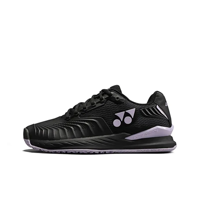 YONEX Power Cushion Tennis Shoes Unisex Low-Top Black Purple