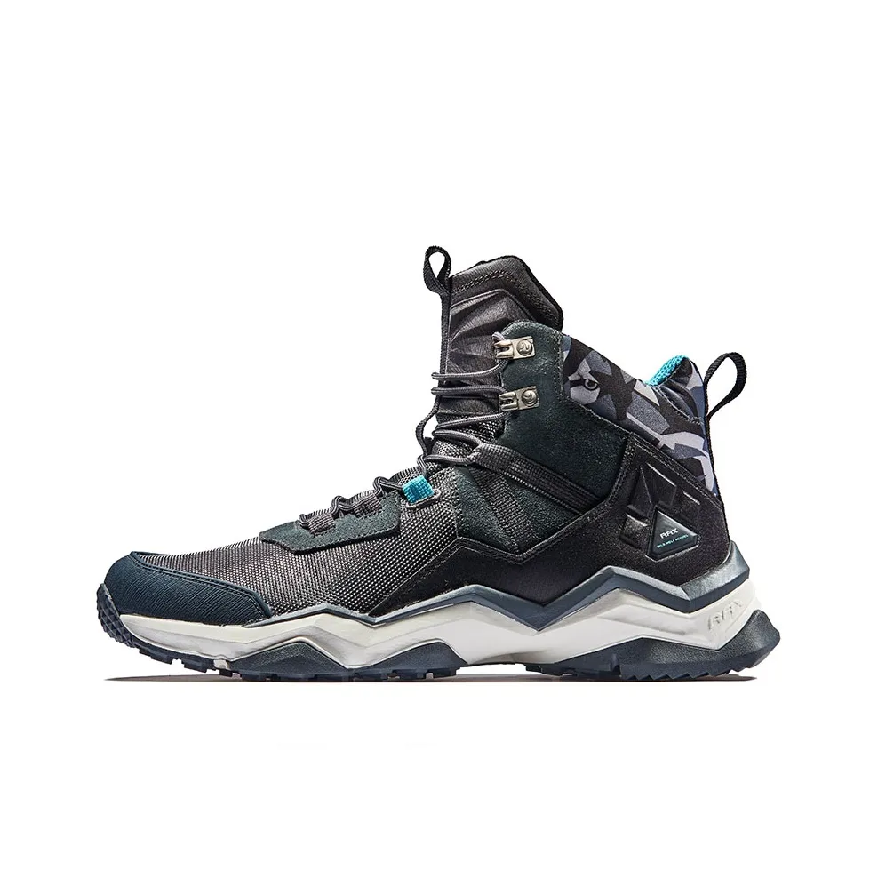 RAX Нескользящий Легкий Высокий Топ Уличная Обувь Мужская Угольный Черный