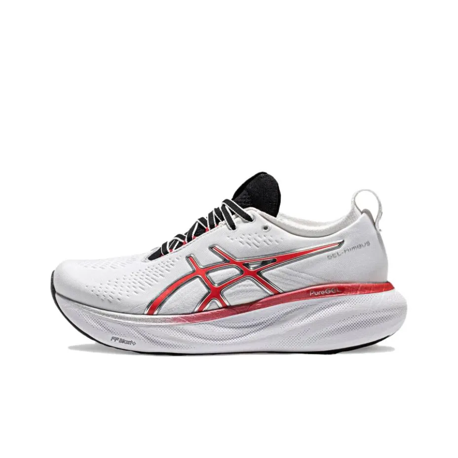 Asics GEL Nimbus 25 'White Classic Red' Women's