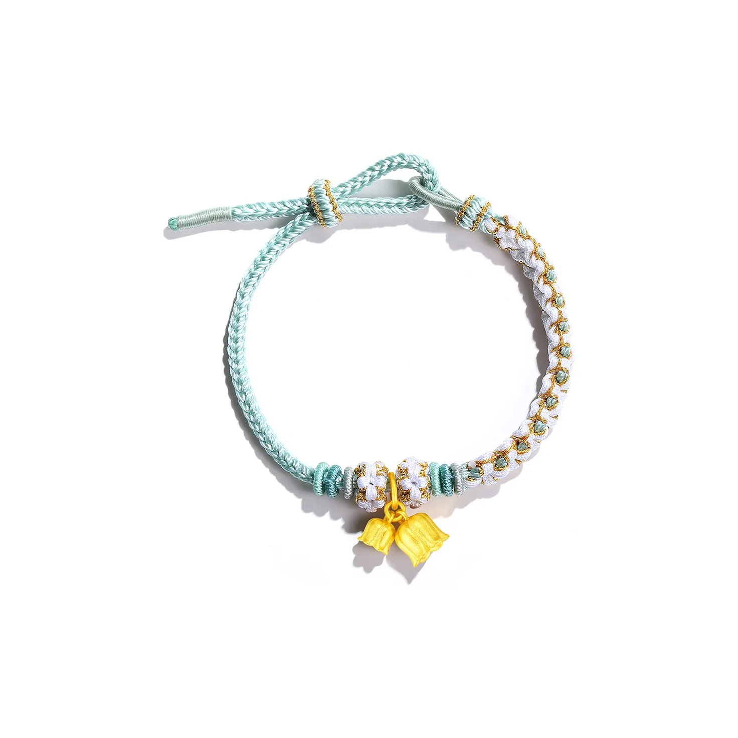 RUOK Браслеты с покрытием из 14-каратного золота унисекс