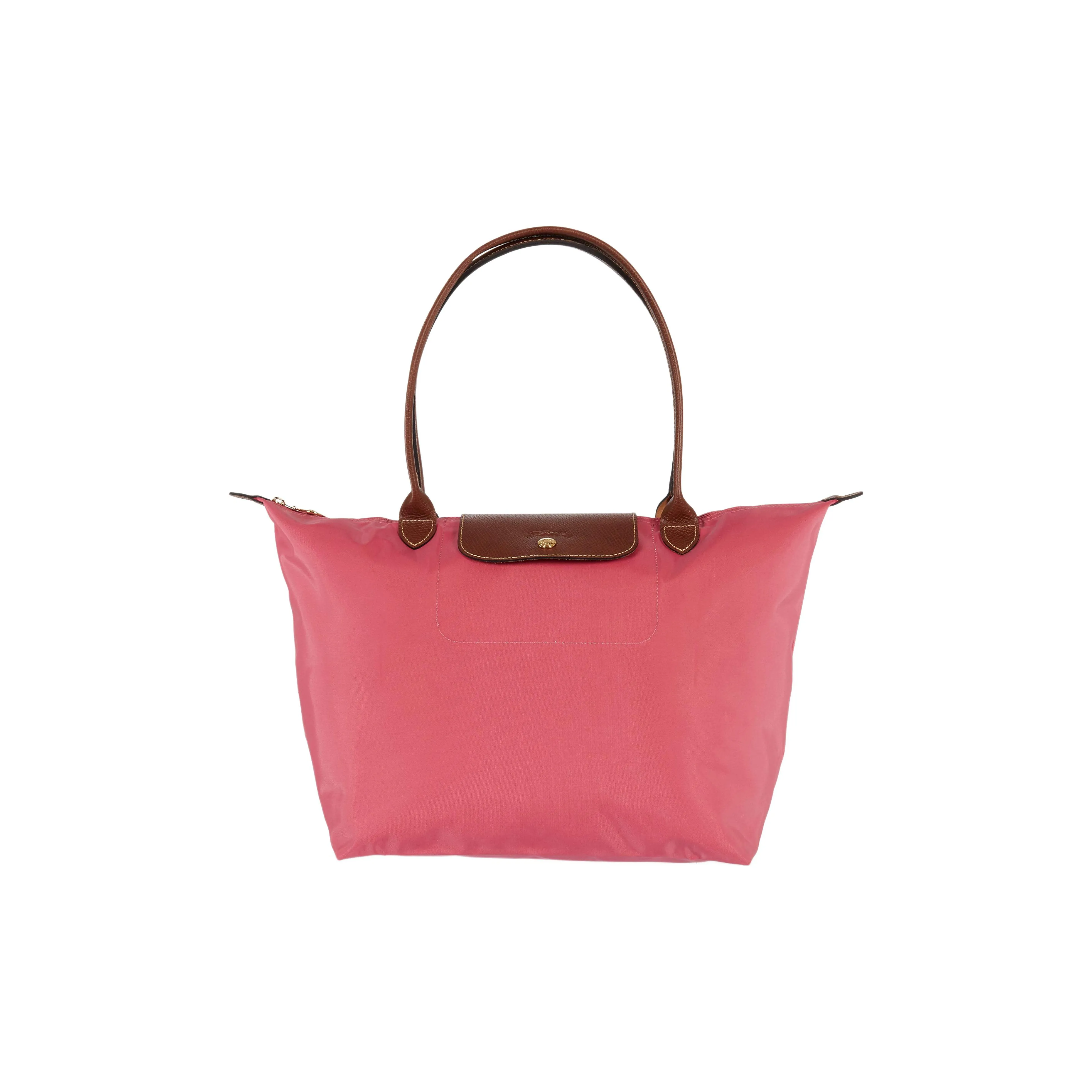 LONGCHAMP Le Pliage Коровья кожа Холст Полиамид Холст Сумка Пельменная сумка Сумка Сумка через плечо Женская Персиково-розовый