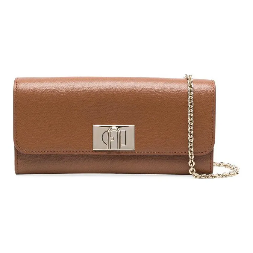 Furla Телячья кожа Сумка через плечо Кошелек Женские Умбра