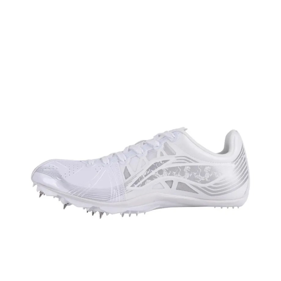 LiNing Slip-resistant Low Top Training Shoes Unisex White LiNing Противоскользящие низкие кроссовки для тренировок унисекс белые