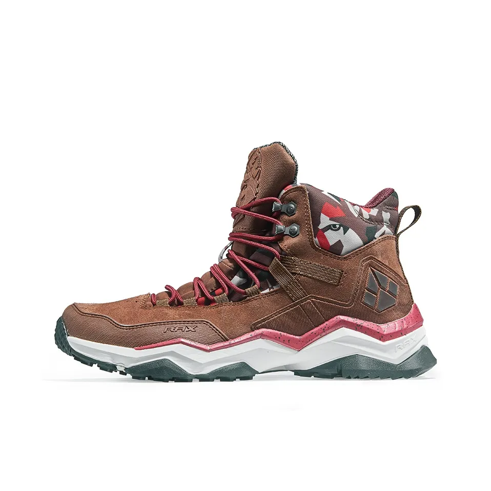 RAX Slip-resistant Waterproof Lightweight Low-Top Streetwear Men's Brown