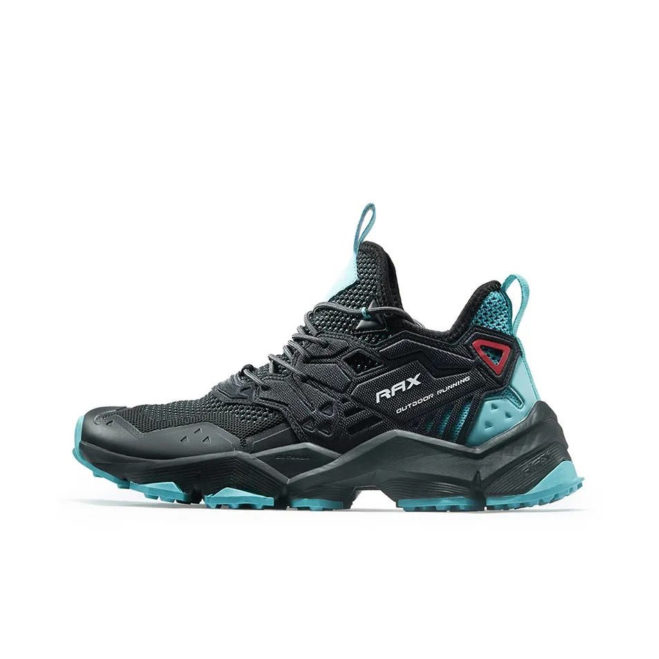 RAX Slip-resistant Lightweight And Breathable Low-Top Streetwear Men's Black Рекс Слип-резистентный Легкий И Дышащий Низкий Топ Уличная Обувь Мужская Черный