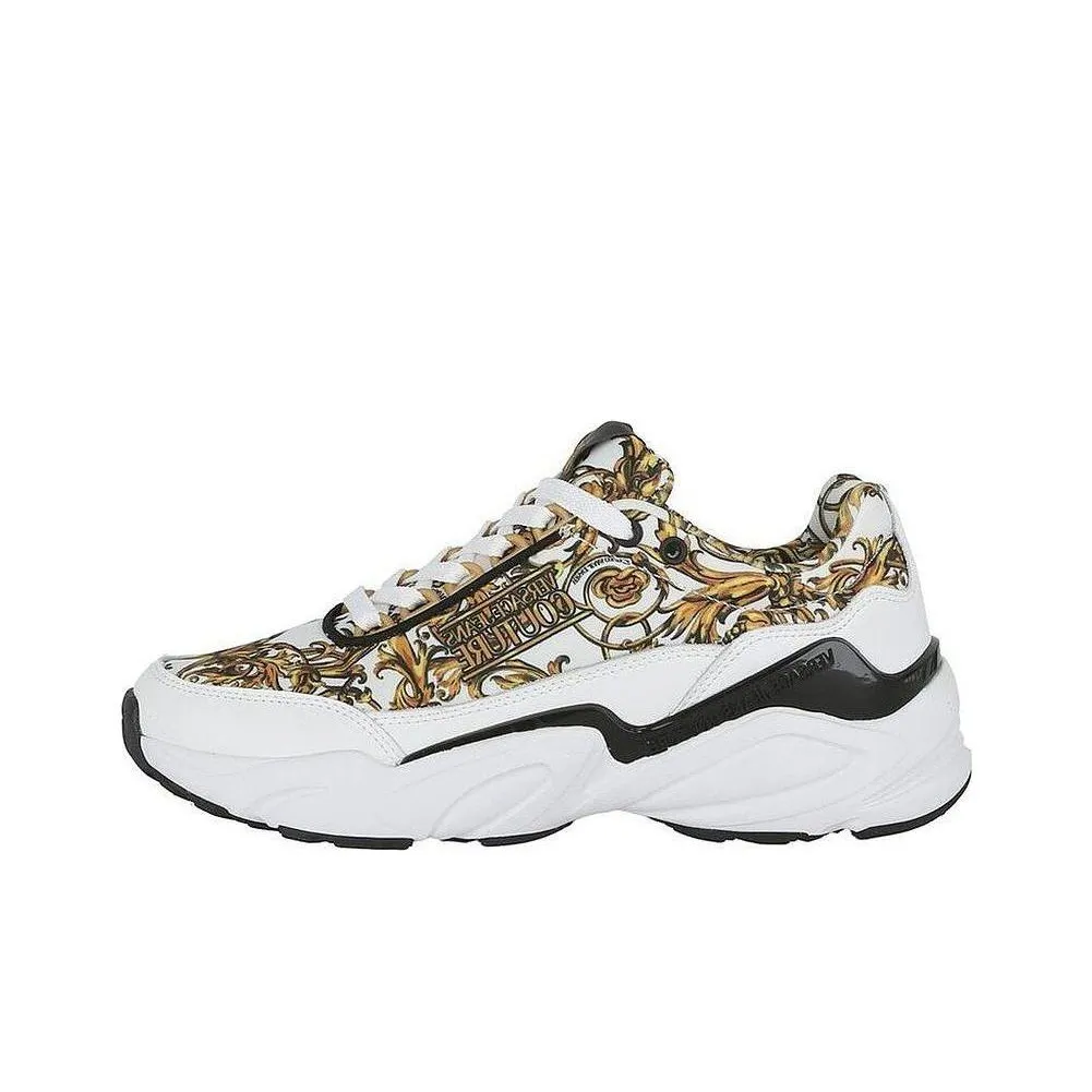 VERSACE Низкий топ Повседневная обувь Мужская Желтая