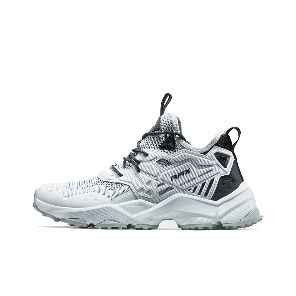 RAX Slip-resistant Breathable Lightweight Low-Top Streetwear Men's White RAX Противоскользящий Дышащий Легкий Низкий Топ Уличная Обувь Мужская Белый