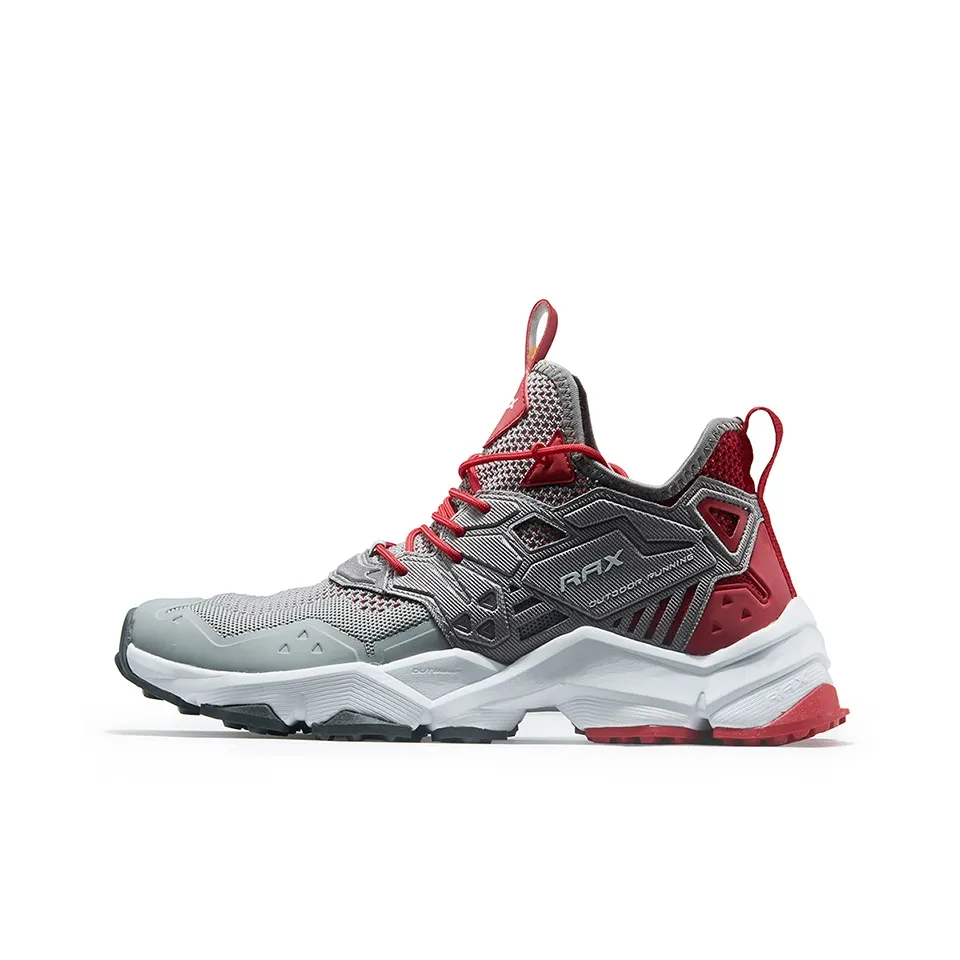 RAX Slip-resistant Breathable Lightweight Low-Top Streetwear Men's Gray RAX Противоскользящий Дышащий Легкий Низкий Топ Уличная Обувь Мужской Серый