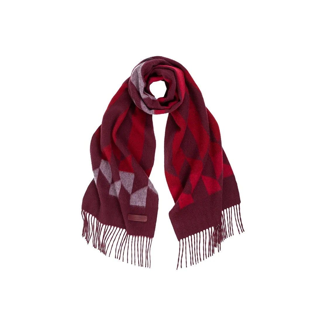 MARJAKURKI 100% кашемир Красный Шарф Унисекс