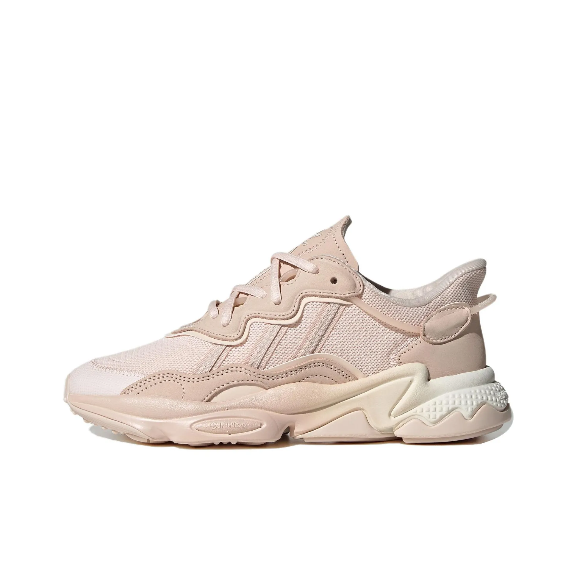 Adidas Originals Ozweego Slip-resistant Abrasion-resistant Low Top Casual Women's Pink Adidas Originals Ozweego Противоскользящий Устойчивый к истиранию Низкий Топ Повседневный Женский Розовый