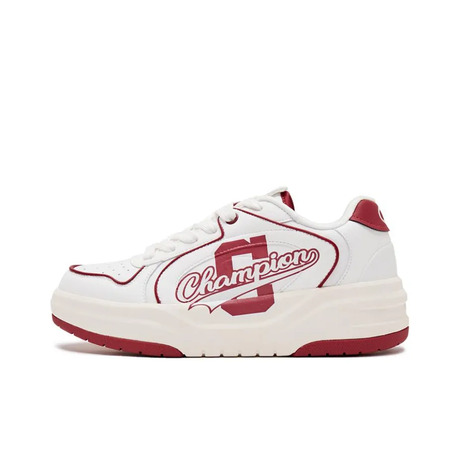 Champion Varsity 1 Team Обувь Низкий Топ Скейтборд Кроссовки Женские Красный