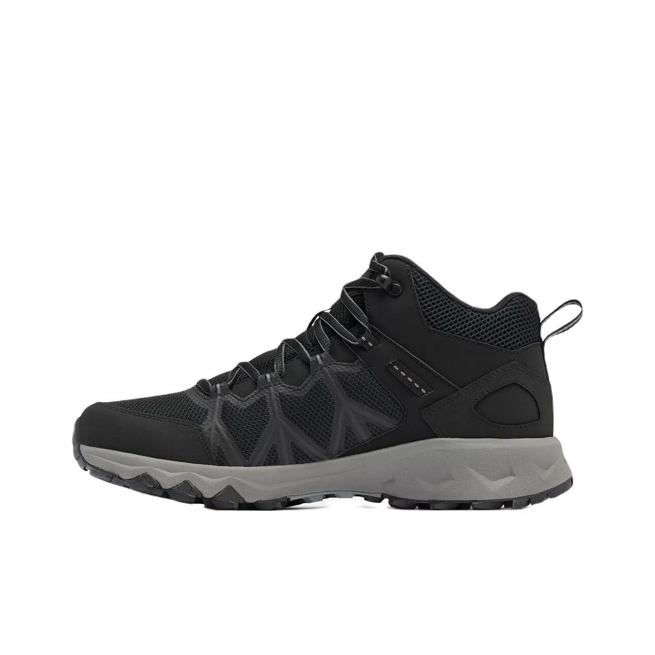 Columbia Shock absorbing And Waterproof Mid Top Outdoor Shoes Men's Black Gray