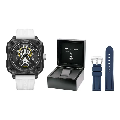 ROMAGO Автоматический Механический Movement Unisex Light Rider Collection Часы 46,5mm*46,5mm Черные
