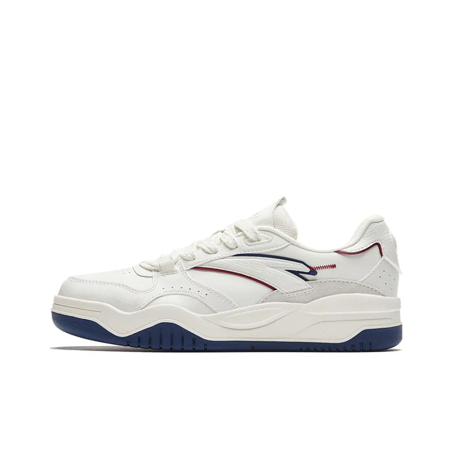 ANTA Wave Обувь Slip-Resistant Низкий Топ Скейтборд Кроссовки Женские Айвори Белый Бирюзовый