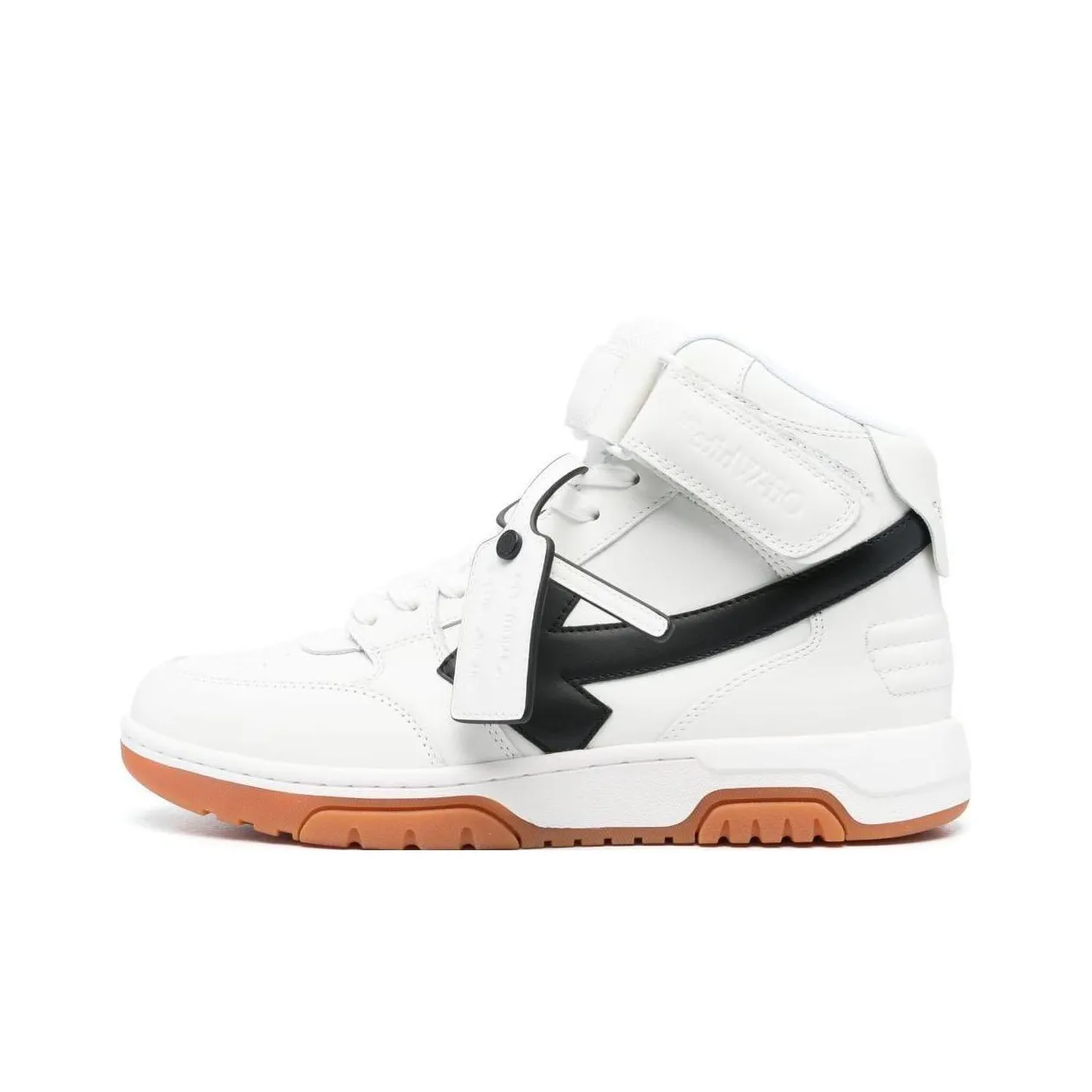 OFF-WHITE Out Of Office Mid Top White Black Gum