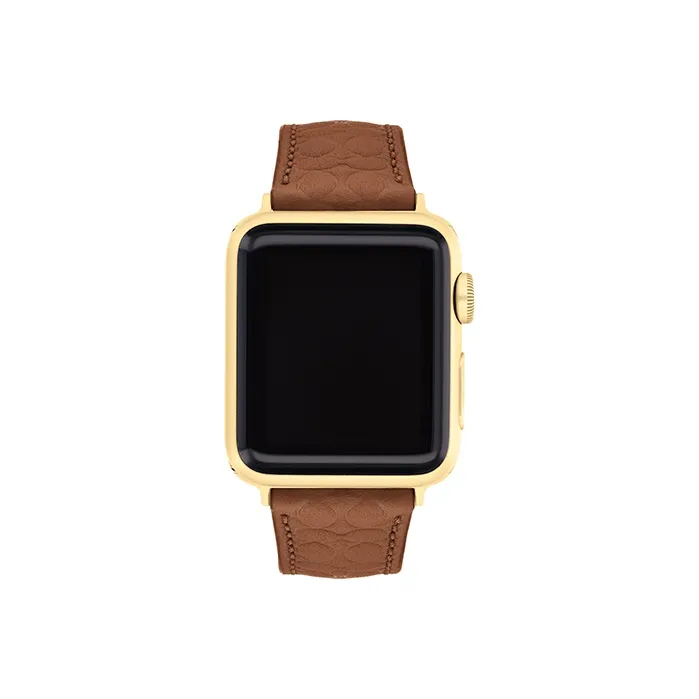 COACH Strap Apple Compatibility Genuine Leather Material 40mm