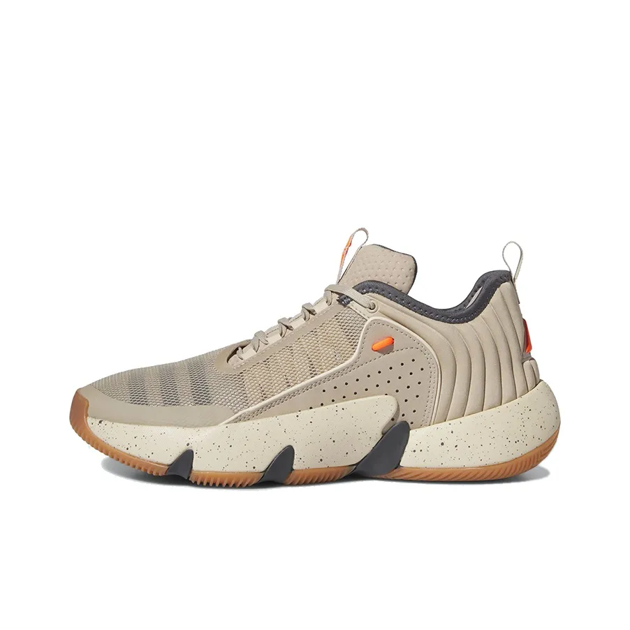 Adidas Trae Unlimited Износостойкие Низкие Баскетбольные Кроссовки Мужские Коричневые Черные