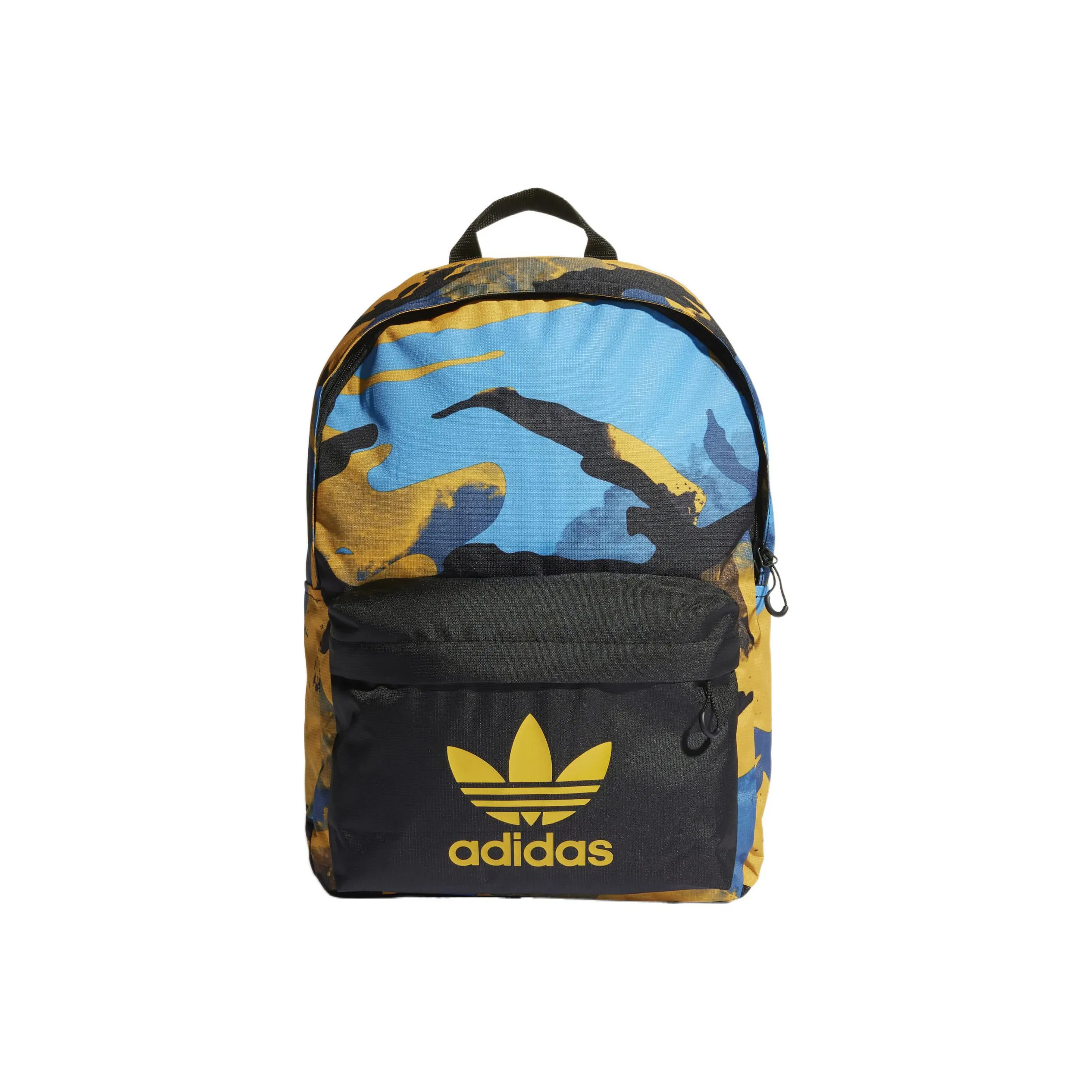 Adidas Переработанный полиэстер рюкзак стандартный унисекс желтый синий черный