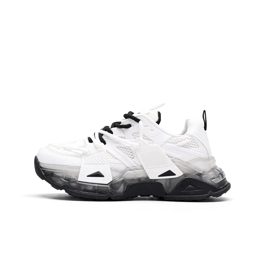 Warrior Slip-resistant и дышащий низкий топ повседневная обувь Женская Белый Черный