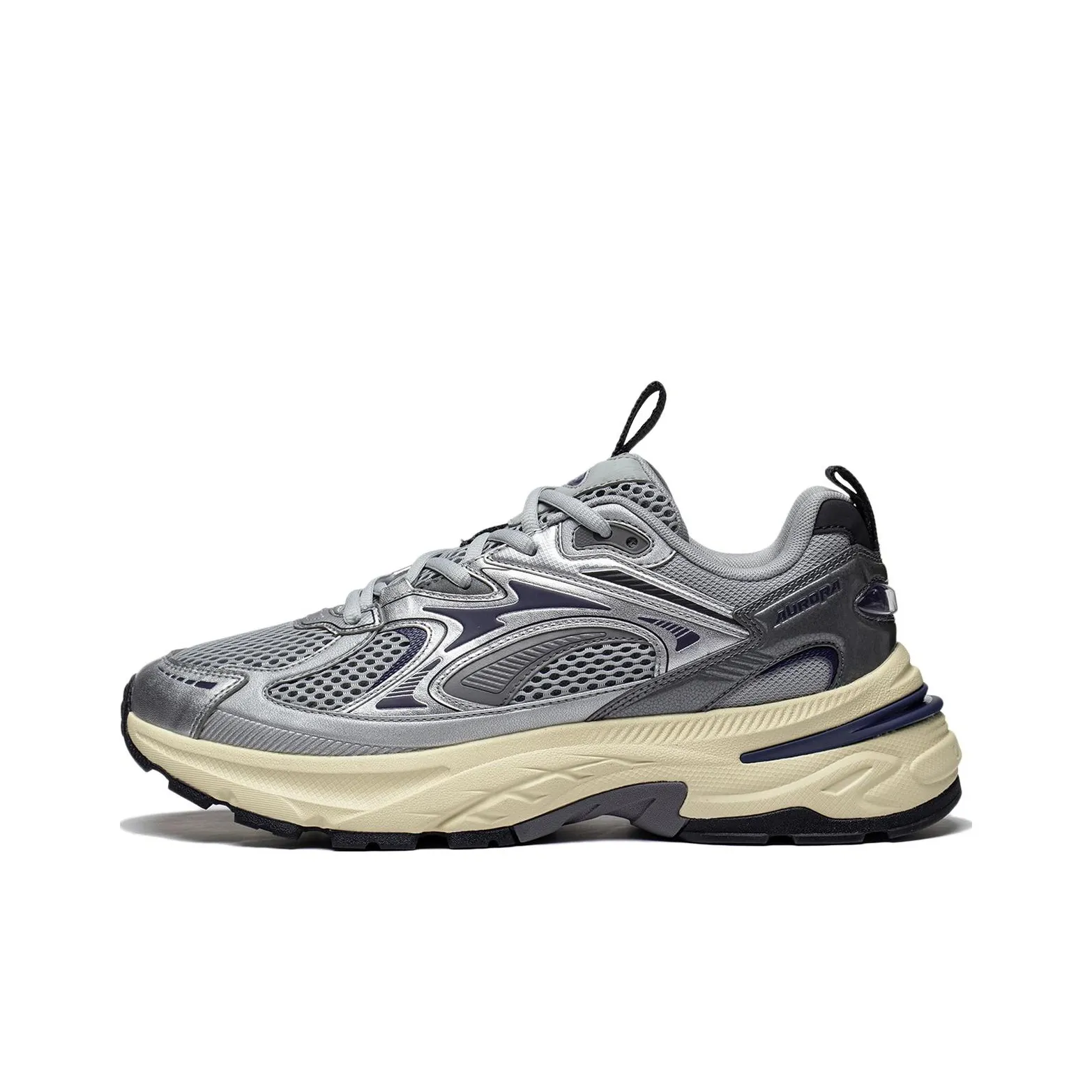 LiNing Aurora 2K Wear Resistant Low Top Casual Shoes Men's Gray Beige