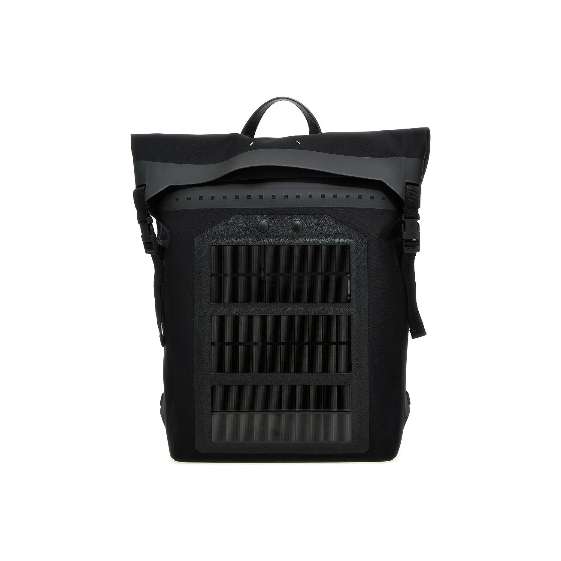 Maison Margiela Cotton With Calfskin Detail Backpack Regular Unisex Black