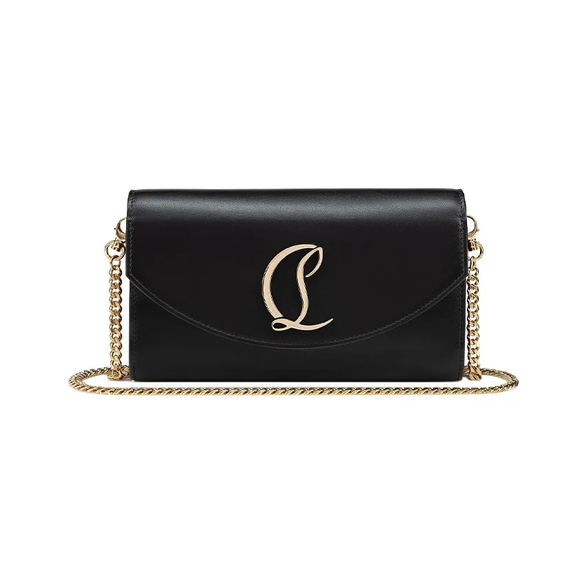 Christian Louboutin Loubi54 Logo Plaque Wallet