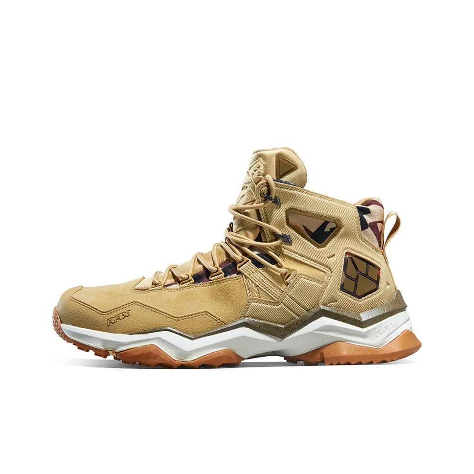 RAX Slip Resistant Water Resistant Lightweight High Top Outdoor low shoes Men's Light Khaki
