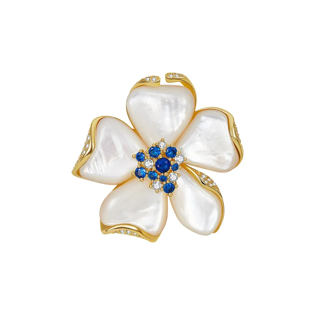 Jay Броши Белая раковина Женские